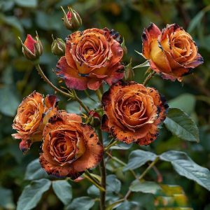 Роза плетистая Оранжевый Бриллиант купить по цене от 450р. в интернет-магазине «Посадика» с доставкой почтой в в Мосальске и по всей России – [изображение №1].